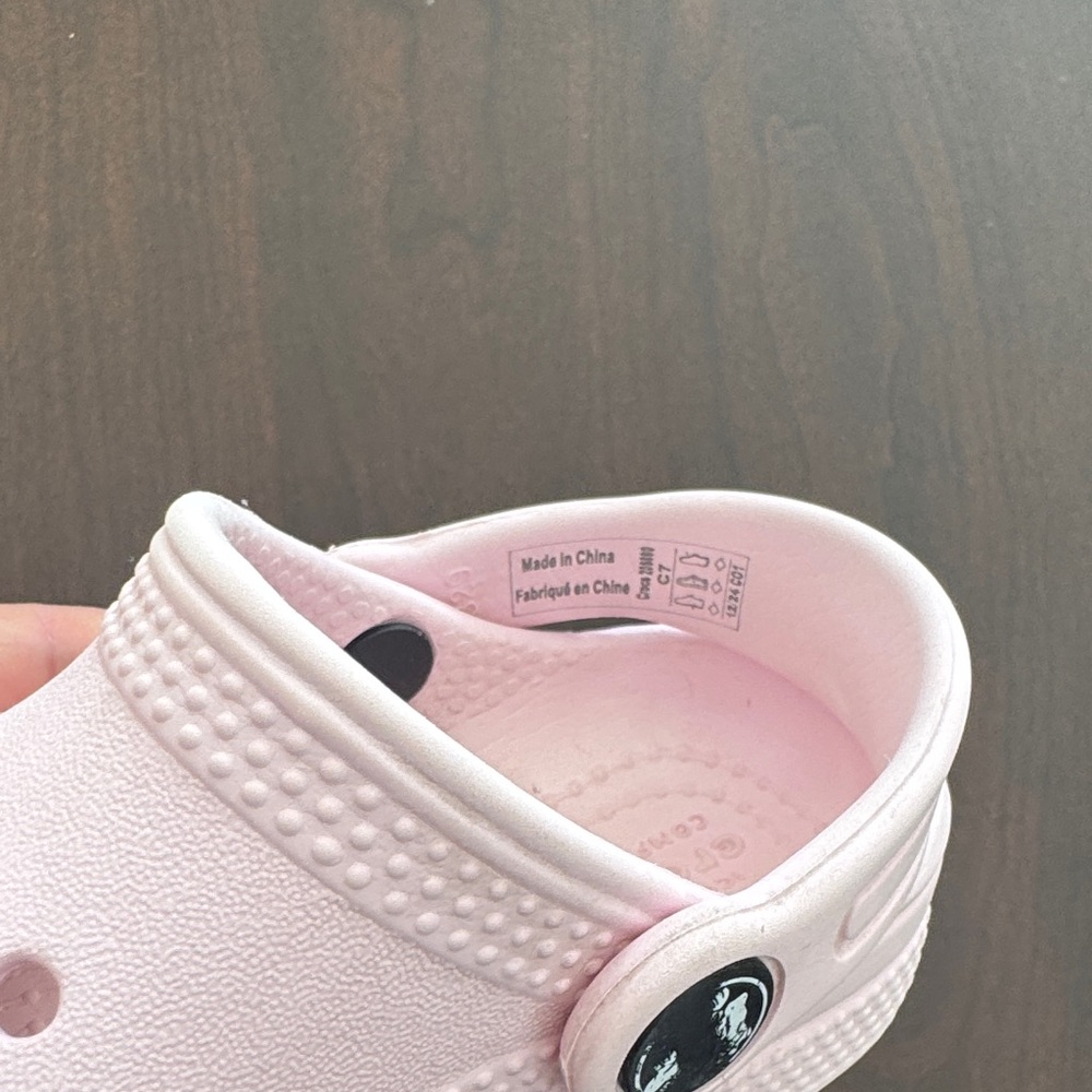 CROCS Classic Toddler Clogs - Blush Pink - Picture 4 of 10